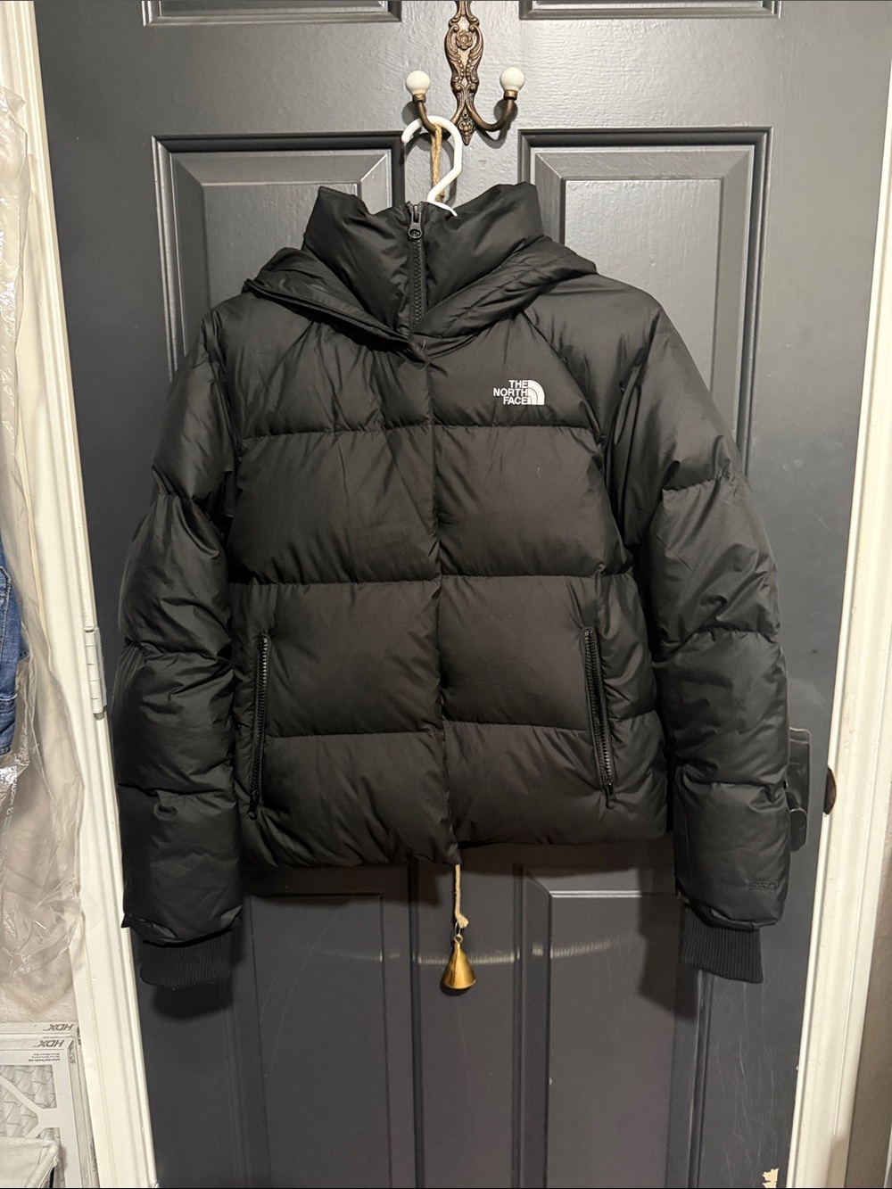 The North Face Black Quilted Hooded Puffer